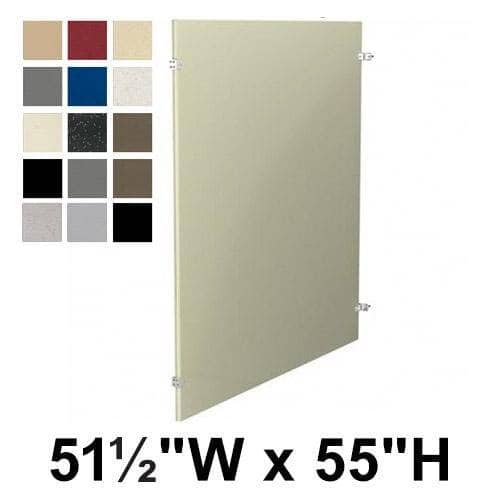 Bradley P440-54 Toilet Partition Panel, 51-1/2"W x 55"H, Plastic - TotalRestroom.com