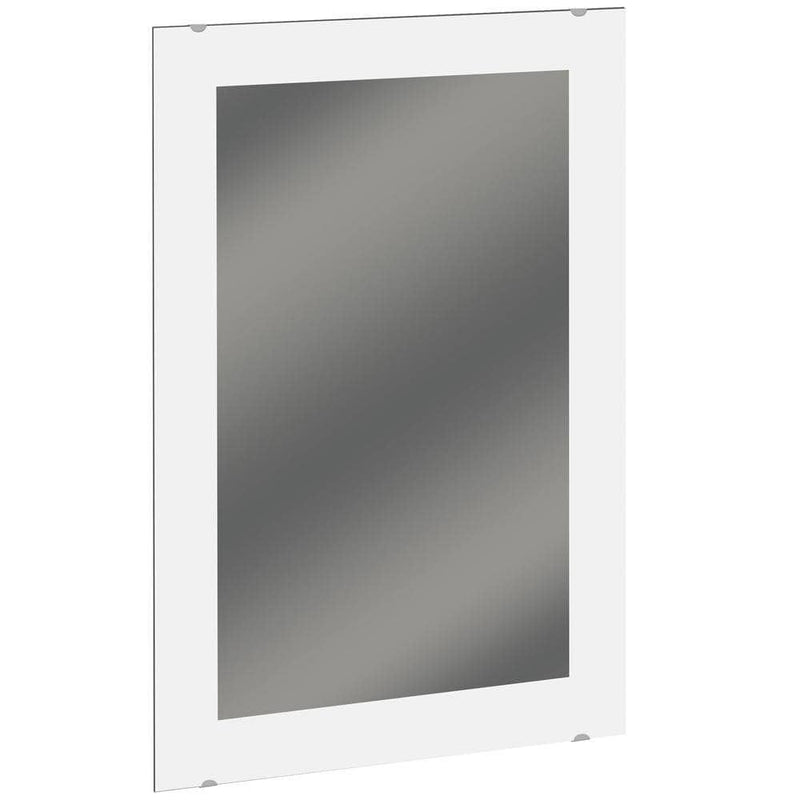 Bradley 747F-024360S Commercial Restroom Mirror, Frameless, 24" W x 36" H, Stainless Steel w/ Satin Finish - TotalRestroom.com