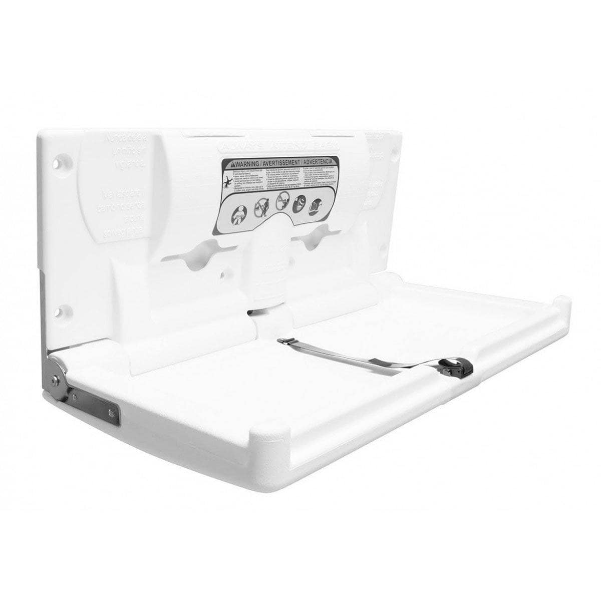 Bradley 963000000 Baby Changing Station, SurfaceMounted, Plastic