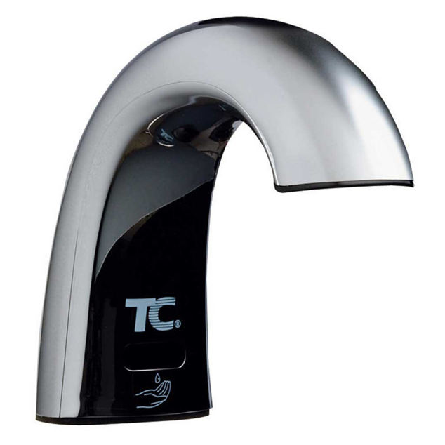 Bobrick B-8263.18 Commercial Foam Soap Dispenser Starter Kit, Surface-Mounted, Touch-Free - 6" Spout Length