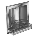 Bradley 9352-55 Soap Dish, Recessed-Mounted, Stainless Steel - TotalRestroom.com