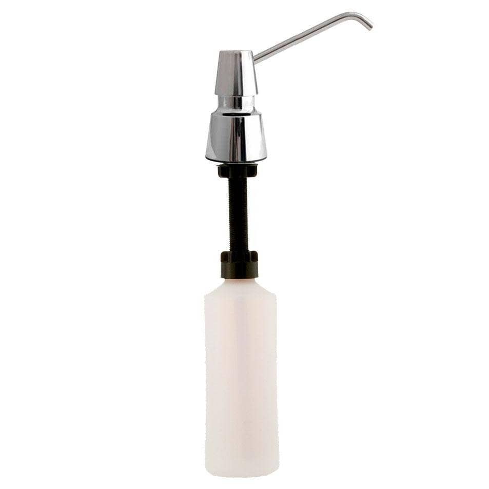 Bobrick B-8236 Commercial Foam Soap Dispenser, Surface-Mounted, Push Button, Stainless Steel - 6