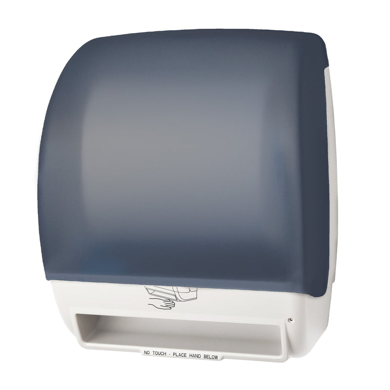 Palmer Fixture Touchless Roll Towel Dispenser Blue Translucent, TD024525