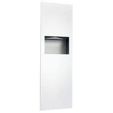 ASI 6462-00 Combination Commercial Paper Towel Dispenser/Waste Receptacle, Recessed-Mounted, Stainless Steel - TotalRestroom.com