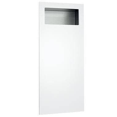 ASI 6474-00 Commercial Restroom Piatto Waste Receptacle, 12 Gallon, Recessed-Mounted, 15-1/4