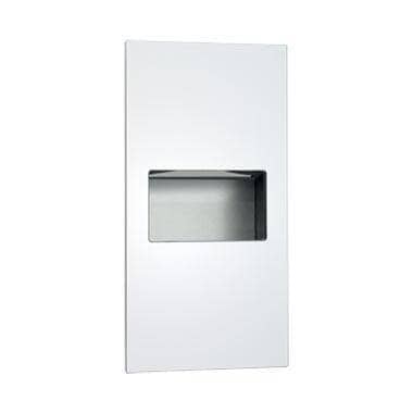 ASI 64623-00 Combination Commercial Paper Towel Dispenser/Waste Receptacle, Recessed-Mounted, Stainless Steel - TotalRestroom.com