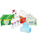 Back to Work Kit w/ Clorox Disinfectant, Purell Hand Sanitizer, Alcohol Wipes, 3-Ply Masks and Spray Bottle - CBSKIT-3 - TotalRestroom.com