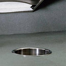 Bobrick B-532 Commercial Restroom Circular Waste Chute, 12 Gallon, Counter- Mounted, Stainless Steel - TotalRestroom.com