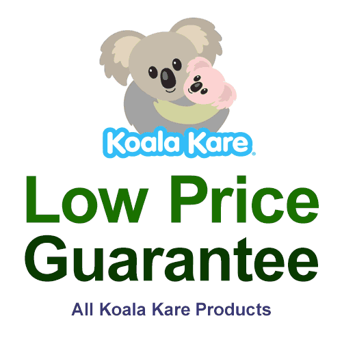 Koala Kare KB100-00ST Horizontal Baby Changing Station with Stainless Steel Flange, Recess Mount, Cream