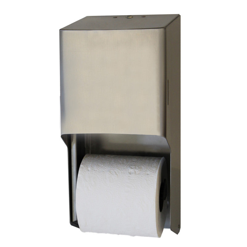 Palmer Fixture RD0325-09 Metal Two-Roll Standard Tissue Dispenser