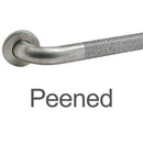 ASI 3420-P Swing Up Grab Bar with Support Leg (1-1/4" O.D) (Peened) - Surface Mounted