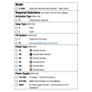 Bradley (6-3300) RFM-BS Touchless Counter Mounted Sensor Soap Dispenser, Brushed Stainless, Metro Series