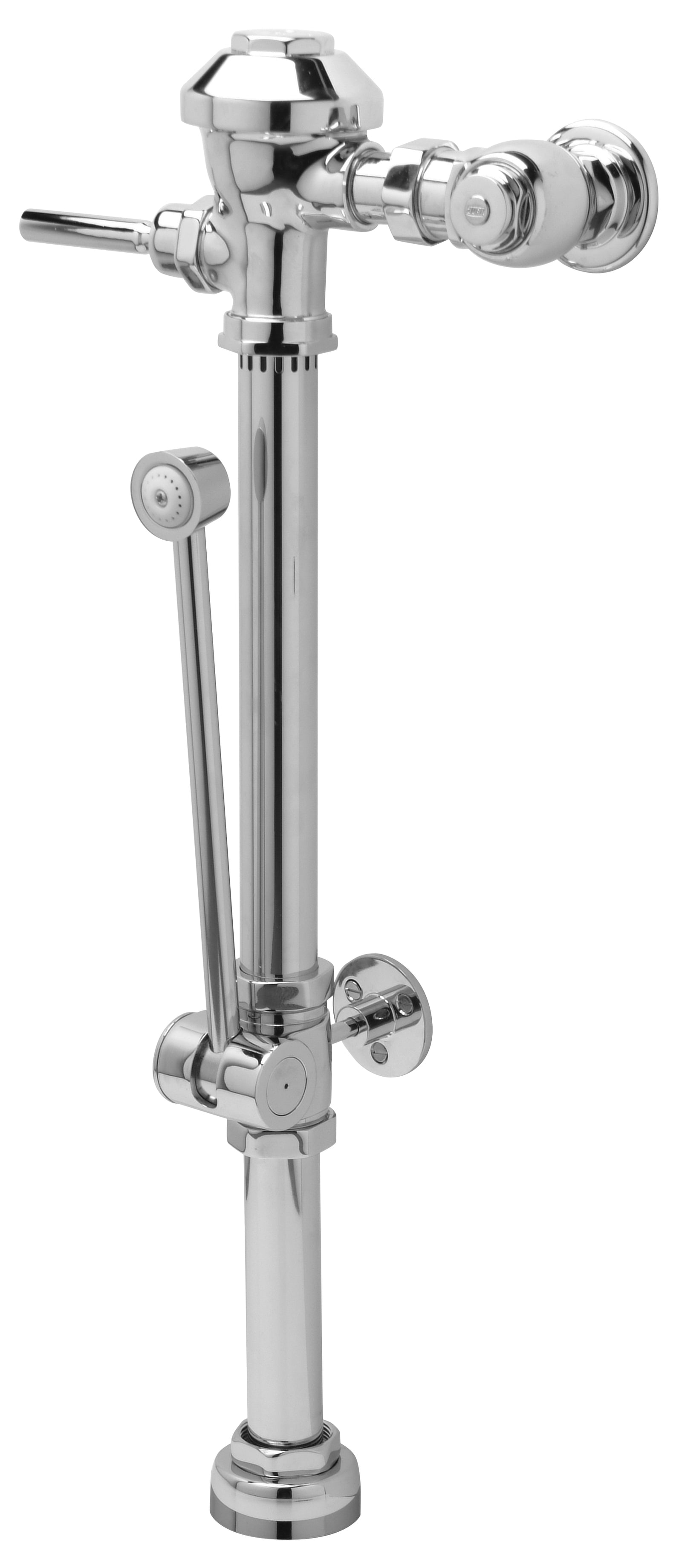 Zurn Z6000AVWS1BWN AquaVantage AV Exposed Manual Diaphragm Flush Valve 1.6 gpf, Bedpan